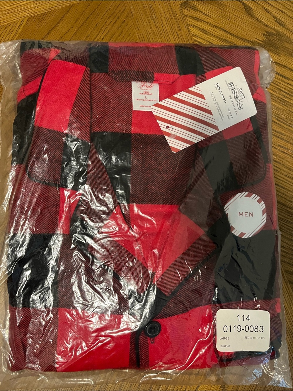 Red and Black Plaid PJ Set